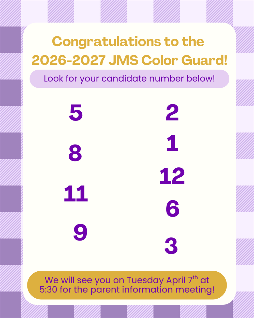 26/27 Team Announcement  